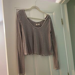 Hollister Striped Long-sleeve T-Shirt